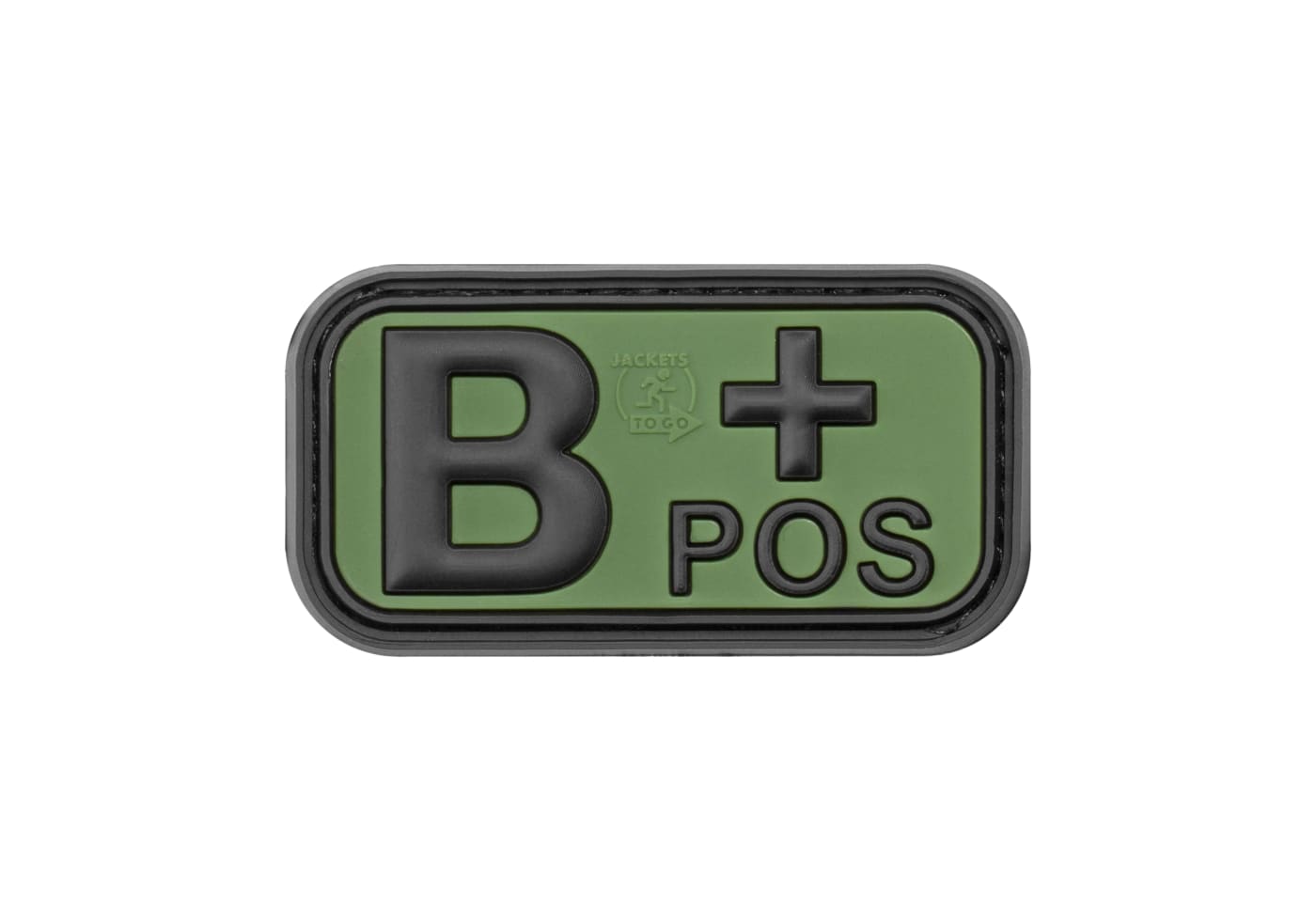 JTG Bloodtype Rubber Patch B Pos