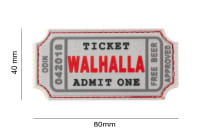JTG Large Walhalla Ticket Rubber Patch