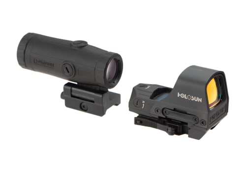 Holosun HS510C Solar Red Circle Dot Sight Combo with HM3X