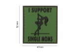 JTG I Support Single Mums Rubber Patch