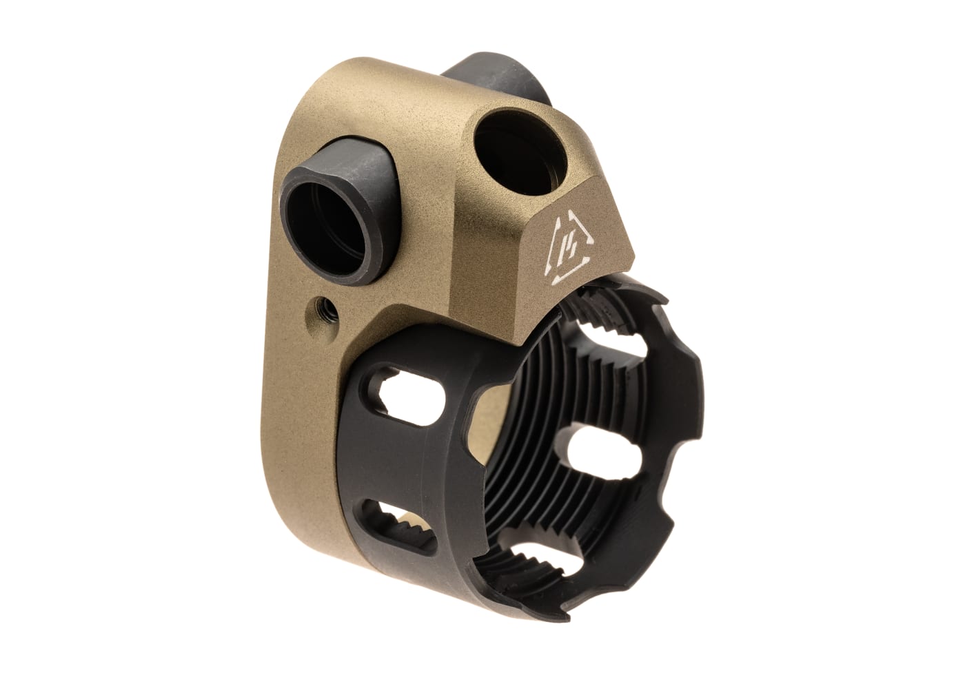 Strike Industries Tribus Enhanced Castle Nut with Extended End Plate V2