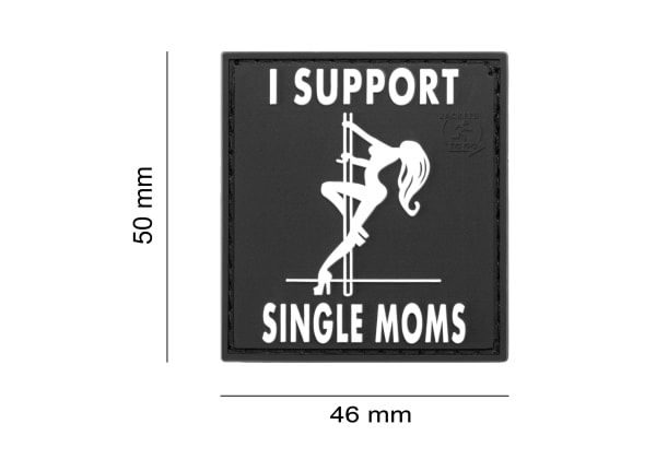 JTG I Support Single Mums Rubber Patch