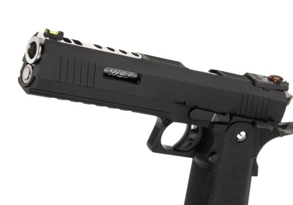 WE Hi-Capa 6 Force A Silver Barrel Full Metal GBB