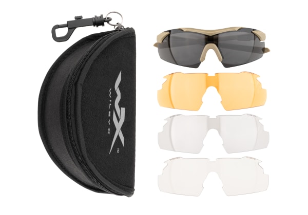 Wiley X WX Vapor 2.5 Comm Grey / Clear / Light Rust