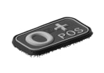 JTG Bloodtype Rubber Patch 0 Pos