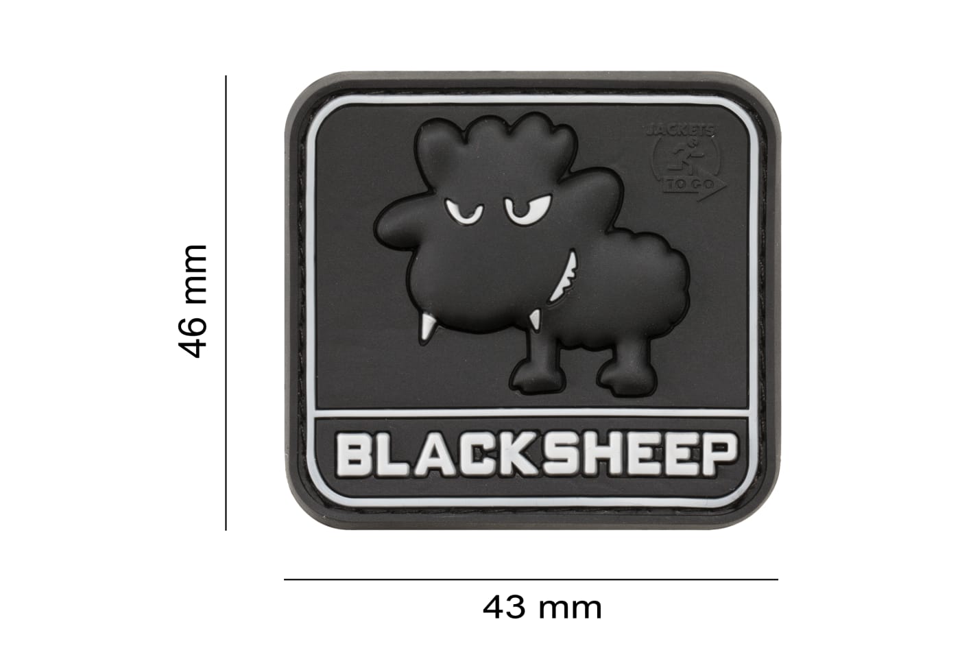 JTG Little Black Sheep Rubber Patch