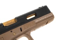 WE G-Force 17 BK Gold Barrel Metal Version GBB