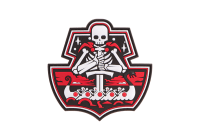 JTG Ghost Ship Skull Rubber Patch