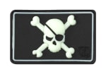 JTG Pirate Skull Rubber Patch