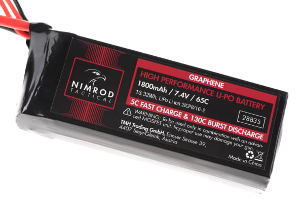 Nimrod Lipo 7.4V 1800mAh 65C Graphene Mini Type T-Plug