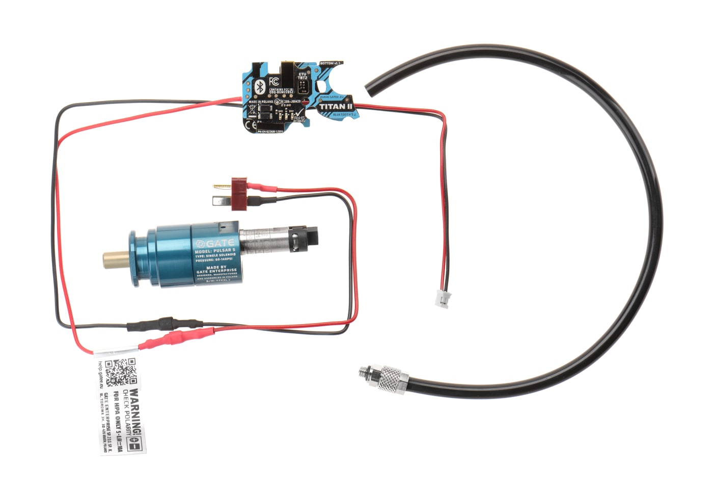 Gate PULSAR S HPA Engine with TITAN II Bluetooth Front Wired