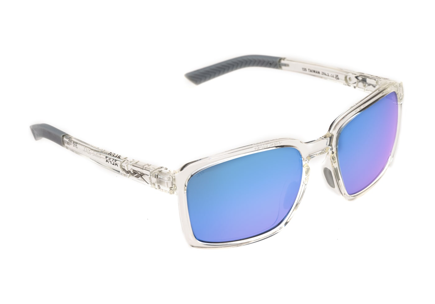 Wiley X WX Alfa Captivate Polarized Blue Mirror