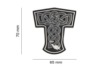 JTG Thors Hammer Dragon Rubber Patch