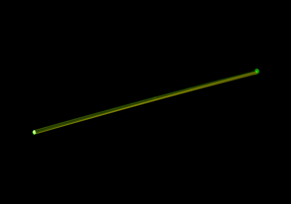 LPA Fiber Optics Blister 1.5mm Green