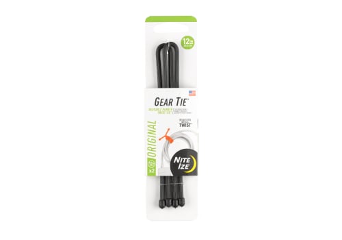 Nite Ize Gear Tie Reusable Rubber Twist Tie 12