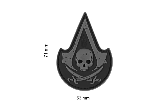 JTG Assassin Skull Rubber Patch