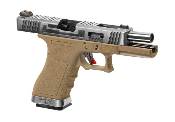 WE G-Force 18C SV Silver Barrel Metal Version GBB