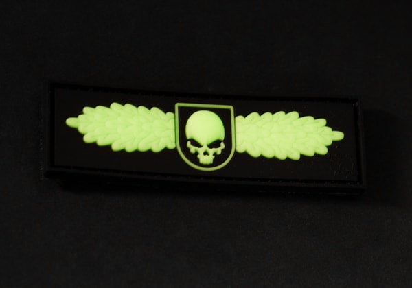 JTG SOF Skull Badge Rubber Patch