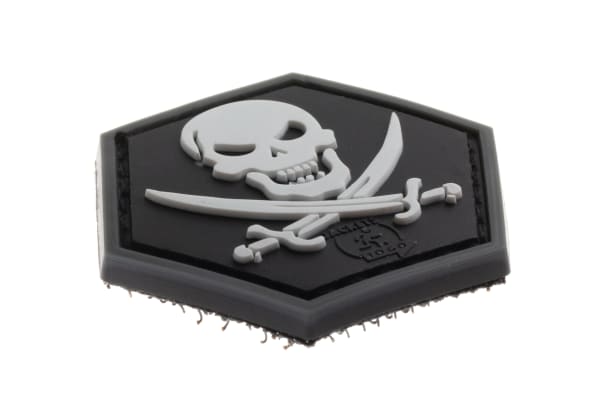JTG No Fear Pirate Rubber Patch