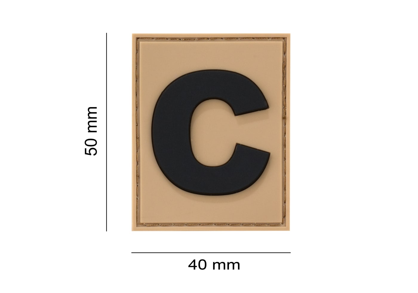 JTG C Team Member Rubber Patch Desert