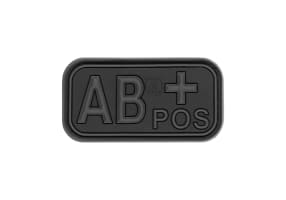 JTG Bloodtype Rubber Patch AB Pos