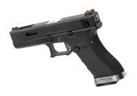 WE G-Force 18C BK Silver Barrel Metal Version GBB