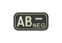 JTG Bloodtype Rubber Patch AB Neg