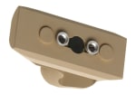 Metal CNC Short Angled Grip for Keymod