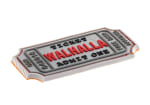 JTG Large Walhalla Ticket Rubber Patch