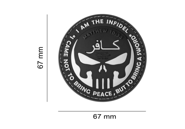 JTG The Infidel Punisher Rubber Patch