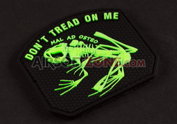 DON´T TREAD ON ME FROG, 3D blackops velcro patch military patches