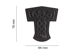 JTG Thors Hammer Dragon Rubber Patch