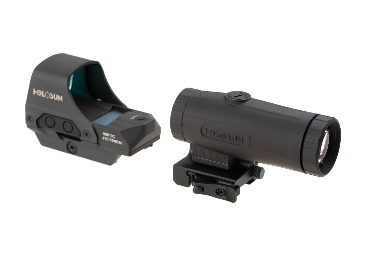 Holosun HS510C Solar Red Circle Dot Sight Combo with HM3X