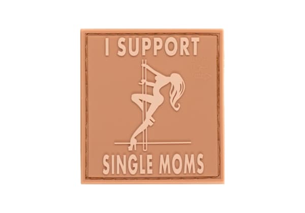 JTG I Support Single Mums Rubber Patch