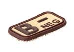JTG Bloodtype Rubber Patch B Neg