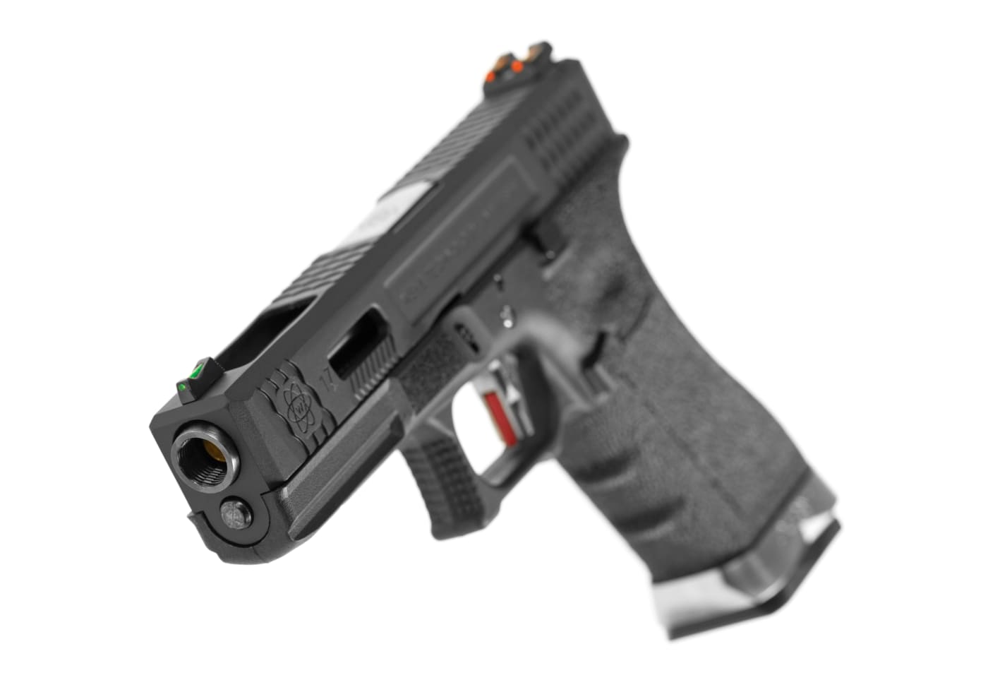 WE G-Force 17 BK Silver Barrel Metal Version GBB