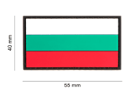 JTG Bulgarian Flag Rubber Patch