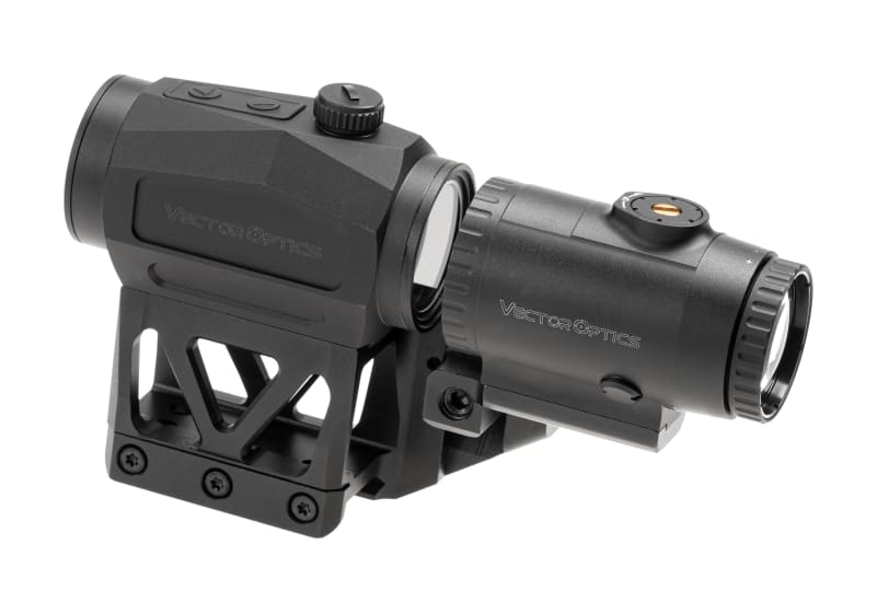 Vector Optics Scrapper 1x25 RDS with Paragon 3x Magnifier and One