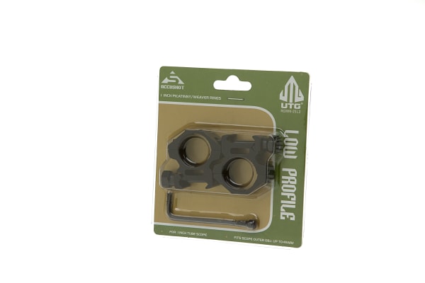 Leapers 25.4mm Mount Rings Low