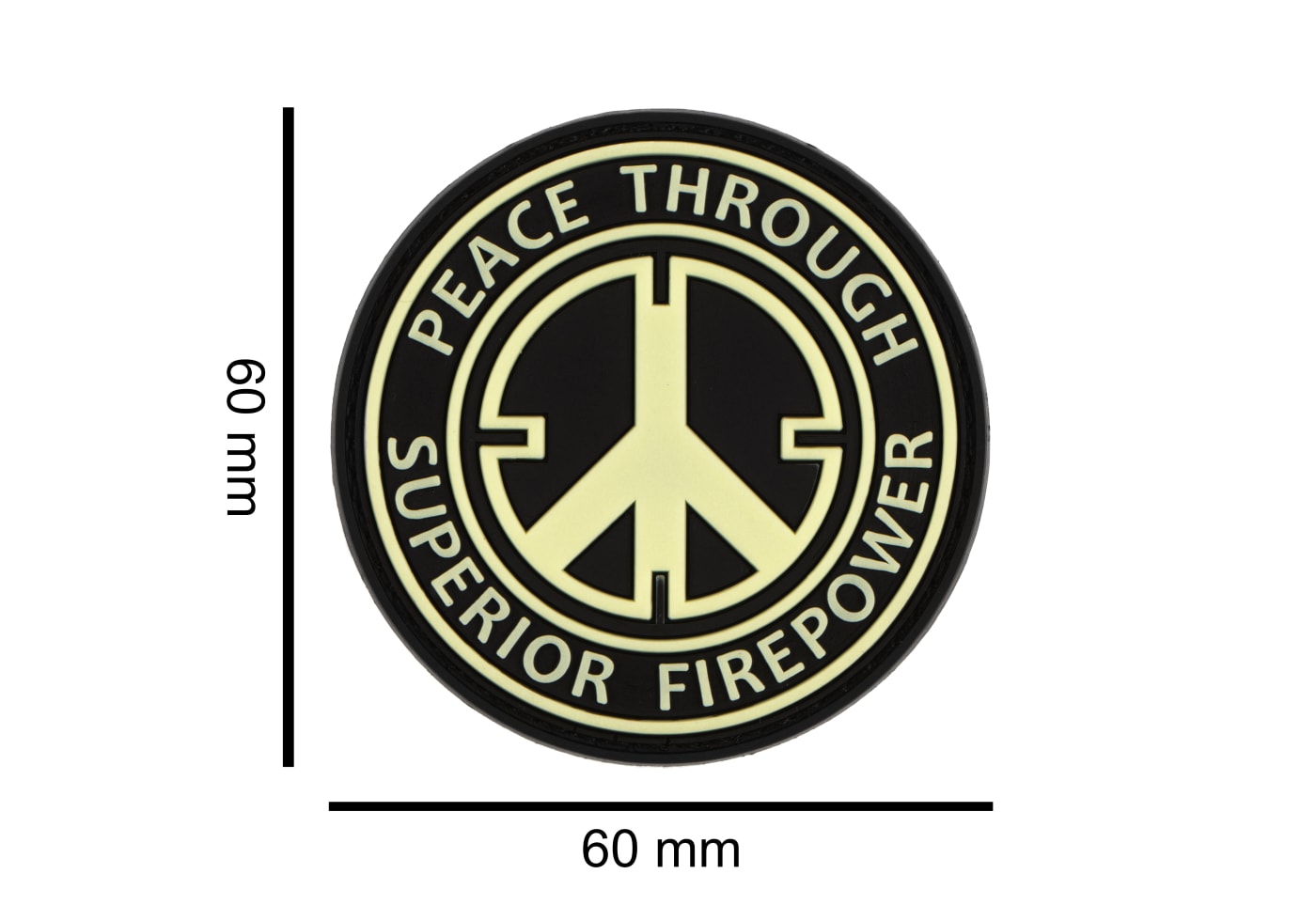 JTG Peace Rubber Patch