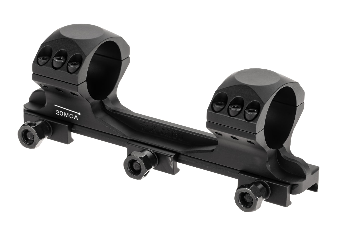 Vector Optics 30mm X-Accu One Piece 20 MOA Med Picatinny Mount