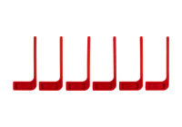 Leapers Universal Firearm Chamber Safety Flag 6pcs