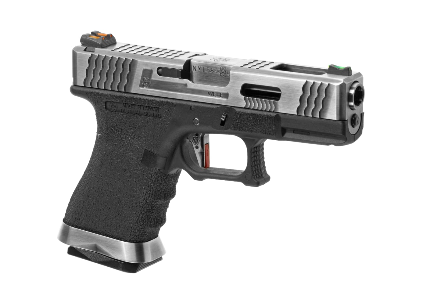 WE G-Force 19 SV Silver Barrel Metal Version GBB