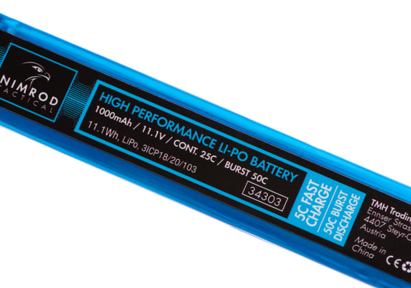 Nimrod Lipo 11.1V 1000mAh 25C Split Type