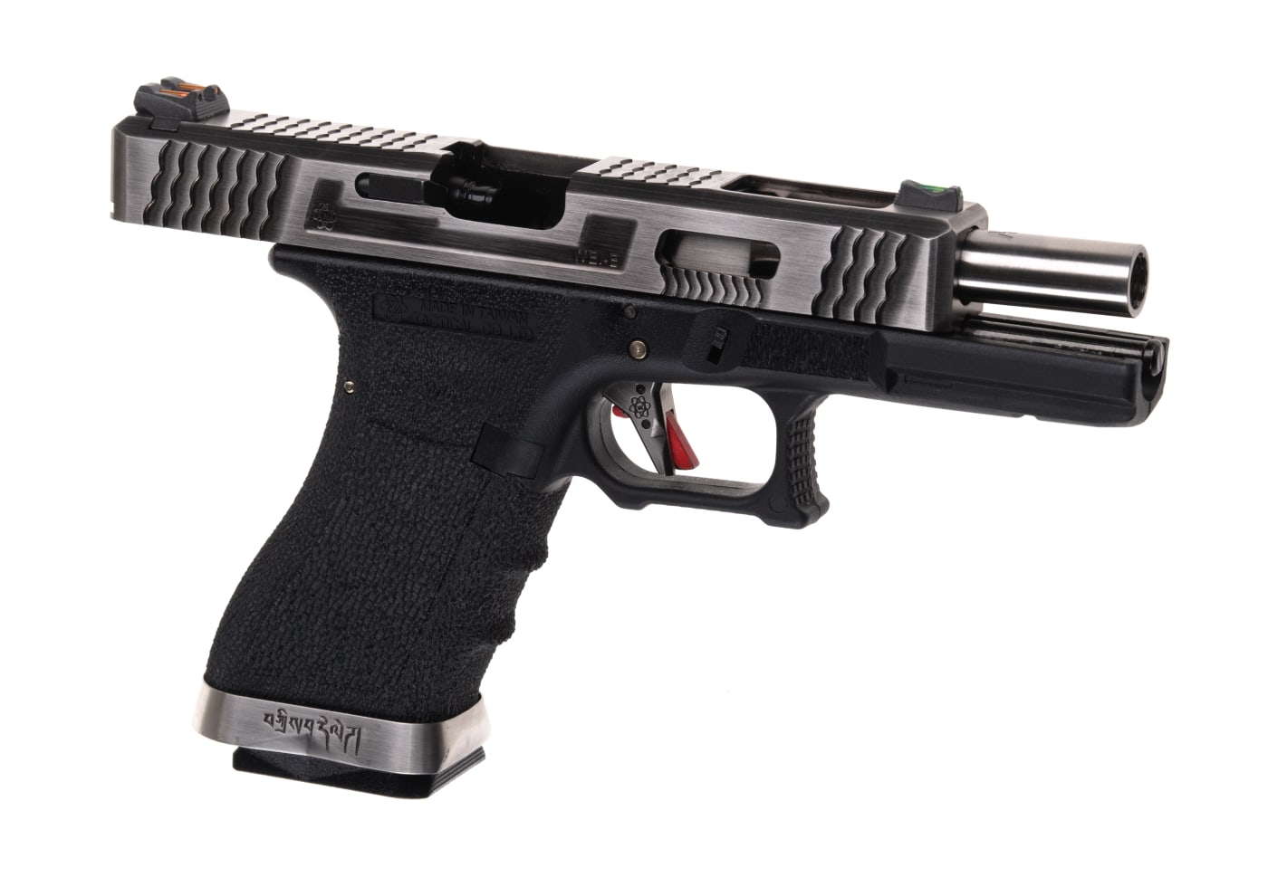 WE G-Force 17 SV Silver Barrel Metal Version GBB