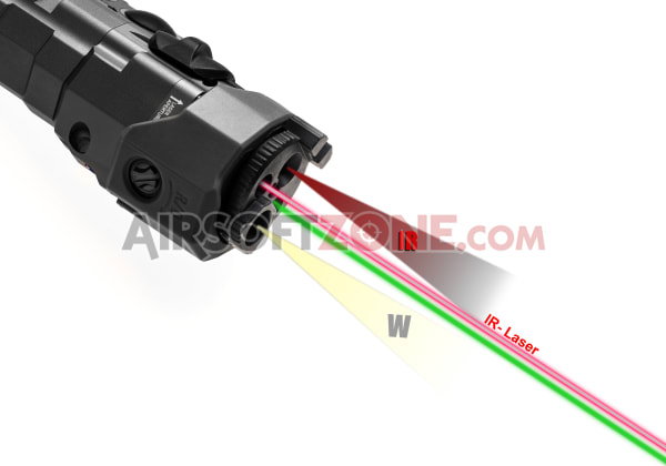 WADSN - MAWL-C1 Lampe, Laser Rouge IR, Noir - Safe Zone Airsoft