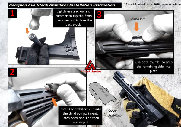 Airtech Studios SSU Stock Stabilizer Unit Scorpion Evo 3 A1