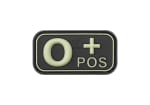 JTG Bloodtype Rubber Patch 0 Pos