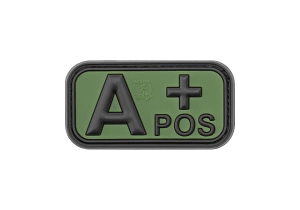 JTG Bloodtype Rubber Patch A Pos
