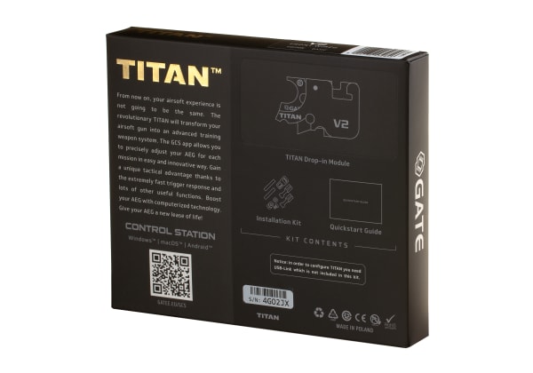 Gate Titan V2 Basic Module Front Wired Semi Only